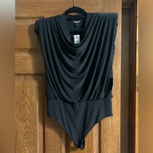 NWT Black Express Bodysuit